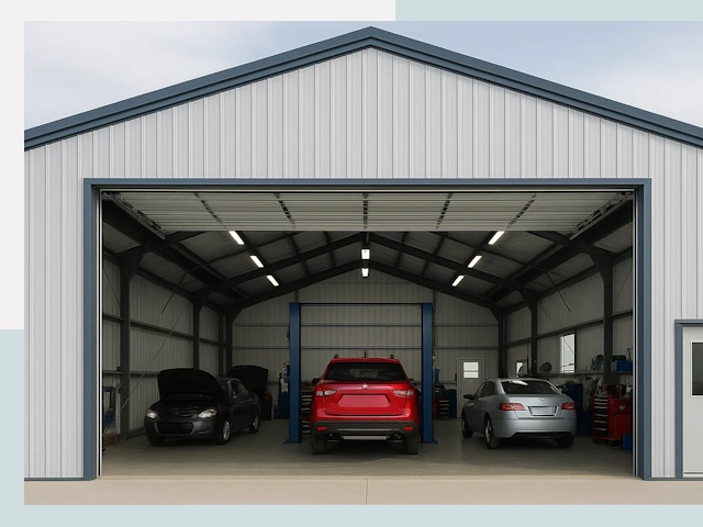 Ангары из сэндвич панелей от 618 руб. в Стерлитамак