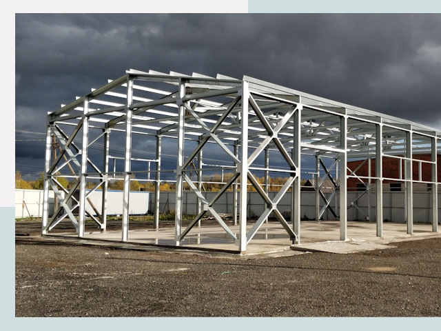 Двускатные ангары в Стерлитамак от 618 руб. за квадрат