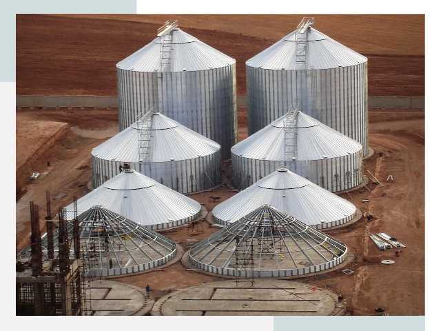 Строительство зерновых силосов в Стерлитамаке