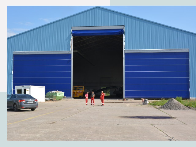 Ангарные ворота в Стерлитамак от СтальСтрой-Стм по цене 618 руб.