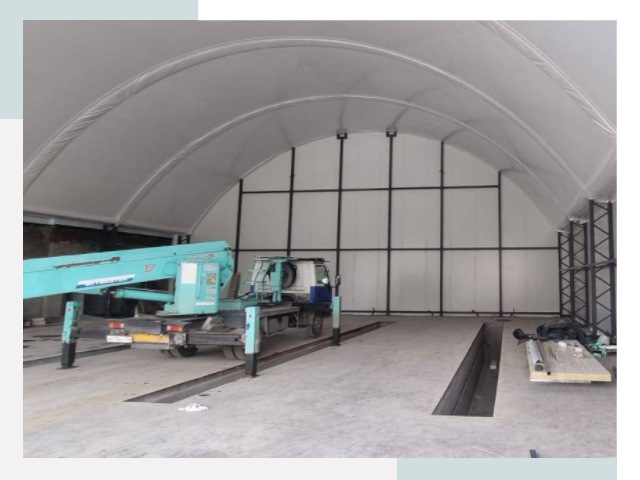 Внутреннее оснащение ангаров в Стерлитамаке