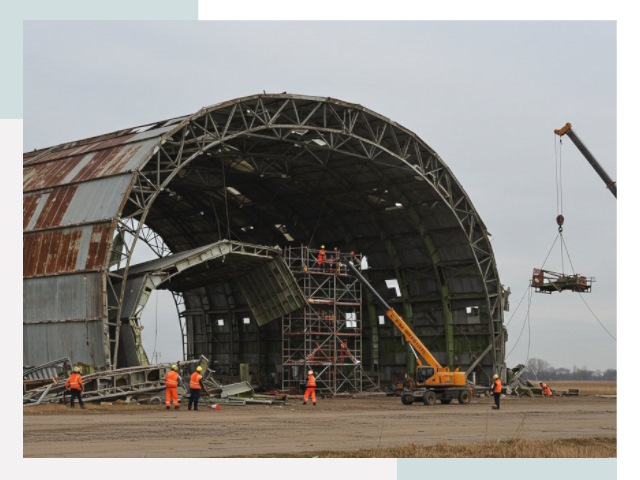 Демонтаж ангаров в Стерлитамаке