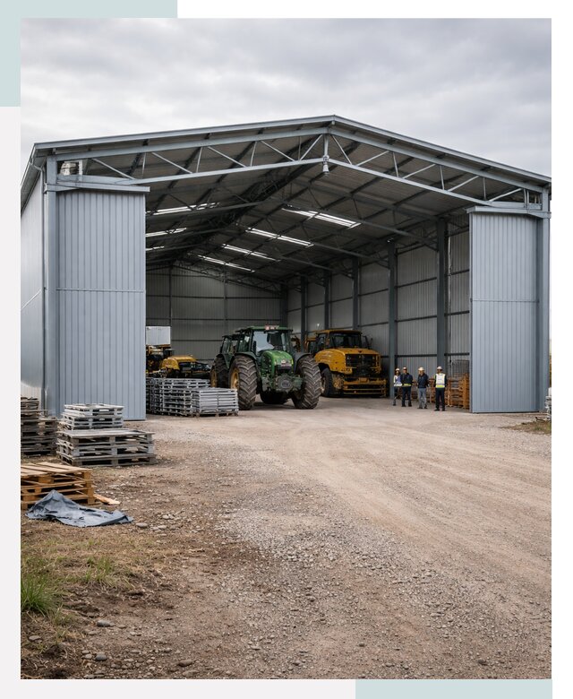 Ангары для сельхозтехники в Стерлитамаке от 20598 р. | СтальСтрой-Стм