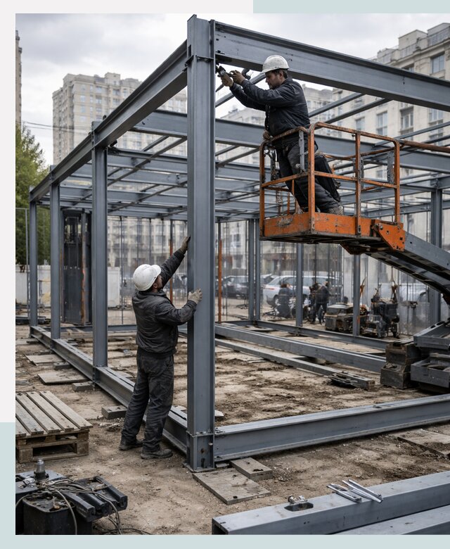 Строительство и монтаж торговых павильонов под ключ в Стерлитамаке